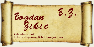 Bogdan Žikić vizit kartica